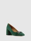 Sapatos com Apliques em Verde